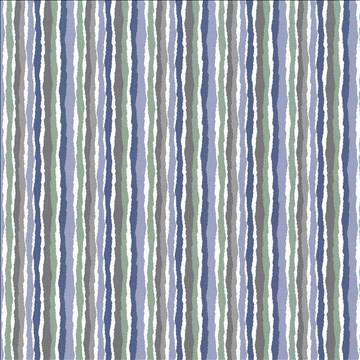 Kasmir Fabrics Midgy Stripe Roly Poly Blue Fabric 